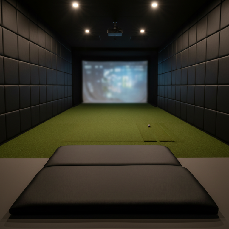 indoor golf wall padding