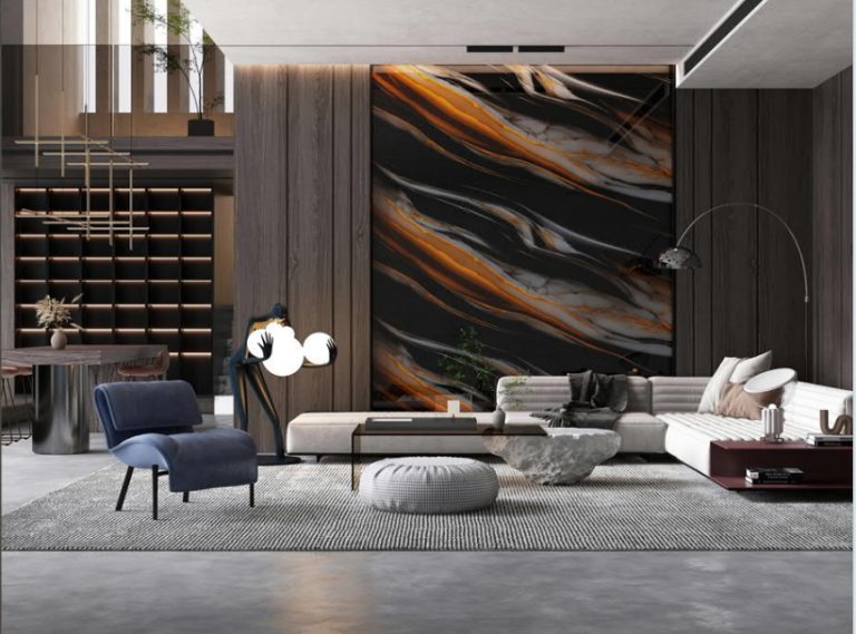Marble wall sticker